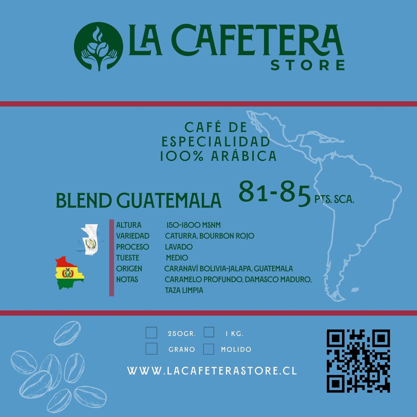 Cafe Blend Guatemala 85-81 SCA