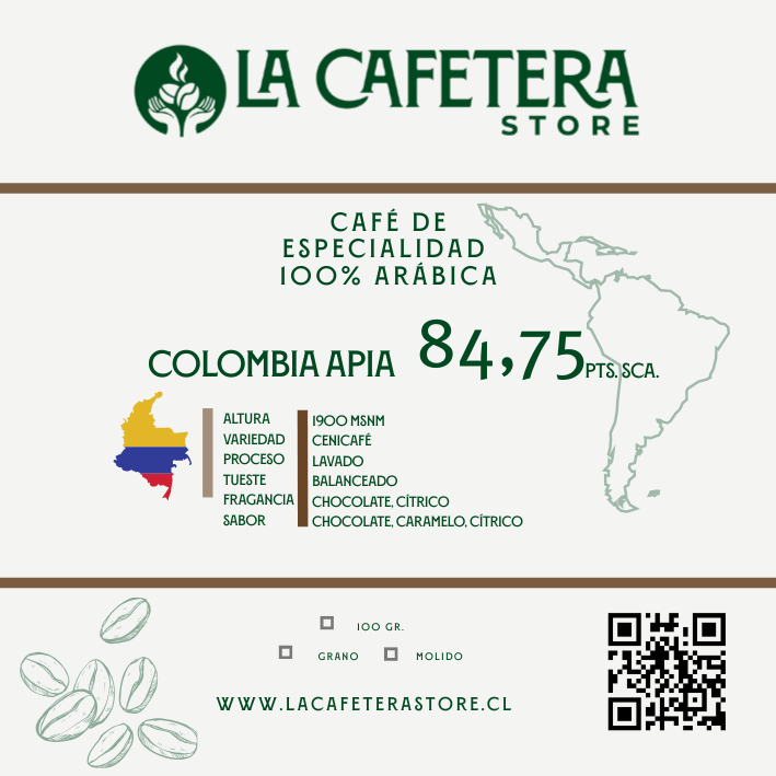 Pack Cafés de Latinoamérica formato grano MOLIDO 5x100 gr. c/u (500 gr.)