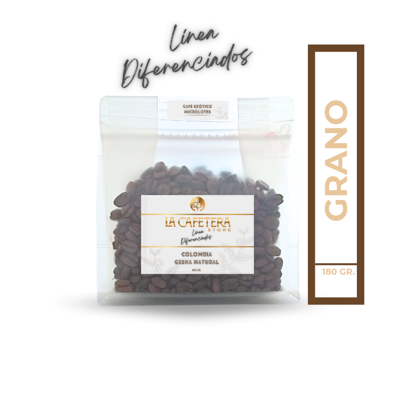 Café diferenciado Gesha Natural 87,5 SCA