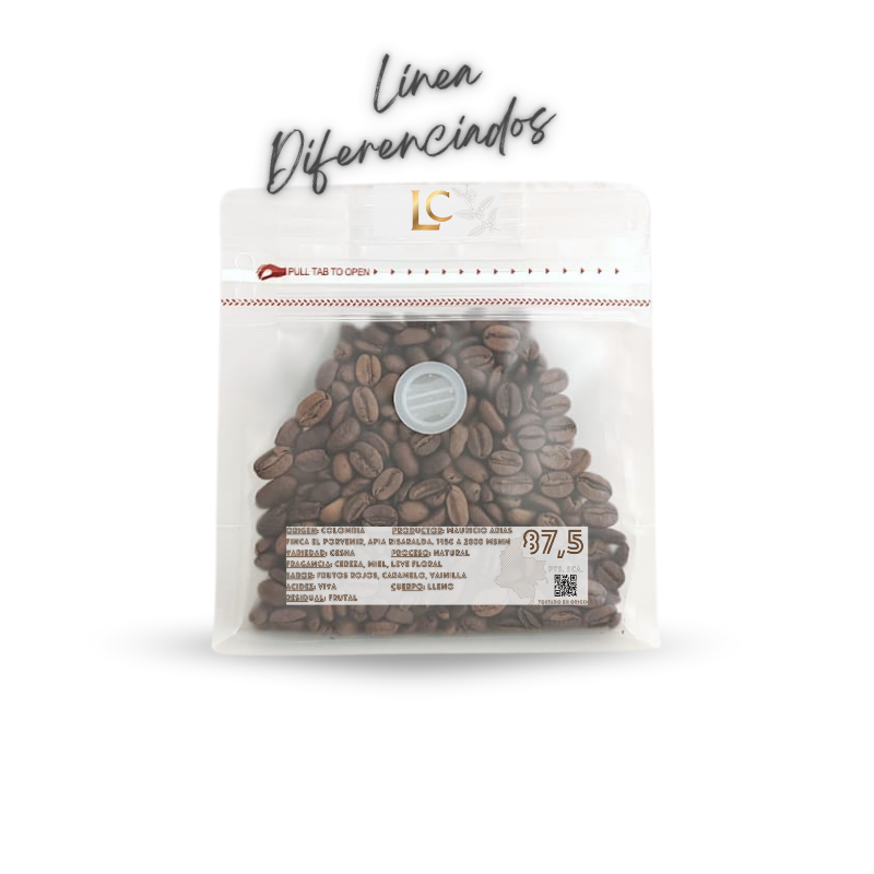 Café diferenciado Gesha Natural 87,5 SCA