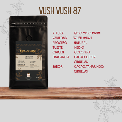 Pack Colombia Exóticos Premium formato GRANO entero 5x80 gr. c/u (400 gr.)