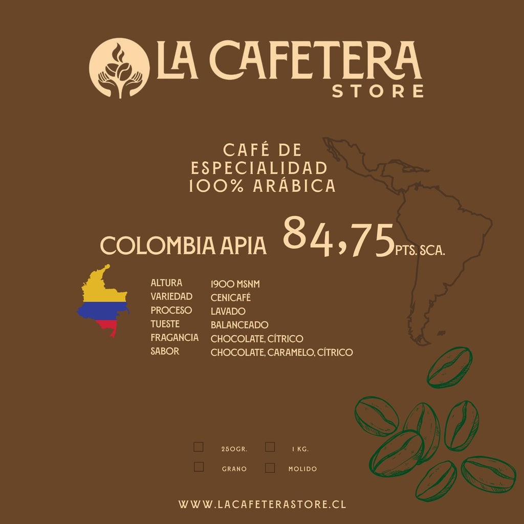 Cafe Colombia Cenicafe Apia 84,75 SCA