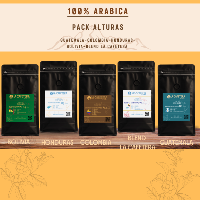 Pack Alturas 5 Variedades | GRANO entero | 5x100 gr. c/u