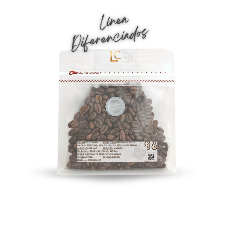 Café diferenciado Papayo Natural 86 SCA