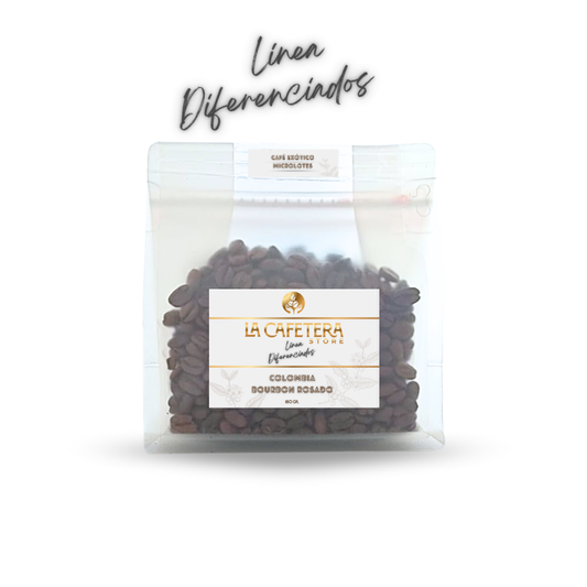 Café diferenciado Bourbon Rosado 86,5 SCA
