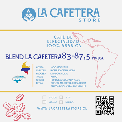 Café Blend La Cafetera Honduras/Colombia  83-87,5 SCA