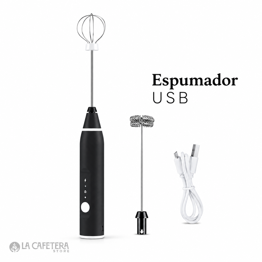 Espumador leche-café USB