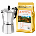 Pack Promo Simple-Café Molido 250 gr. + Cafetera Italiana