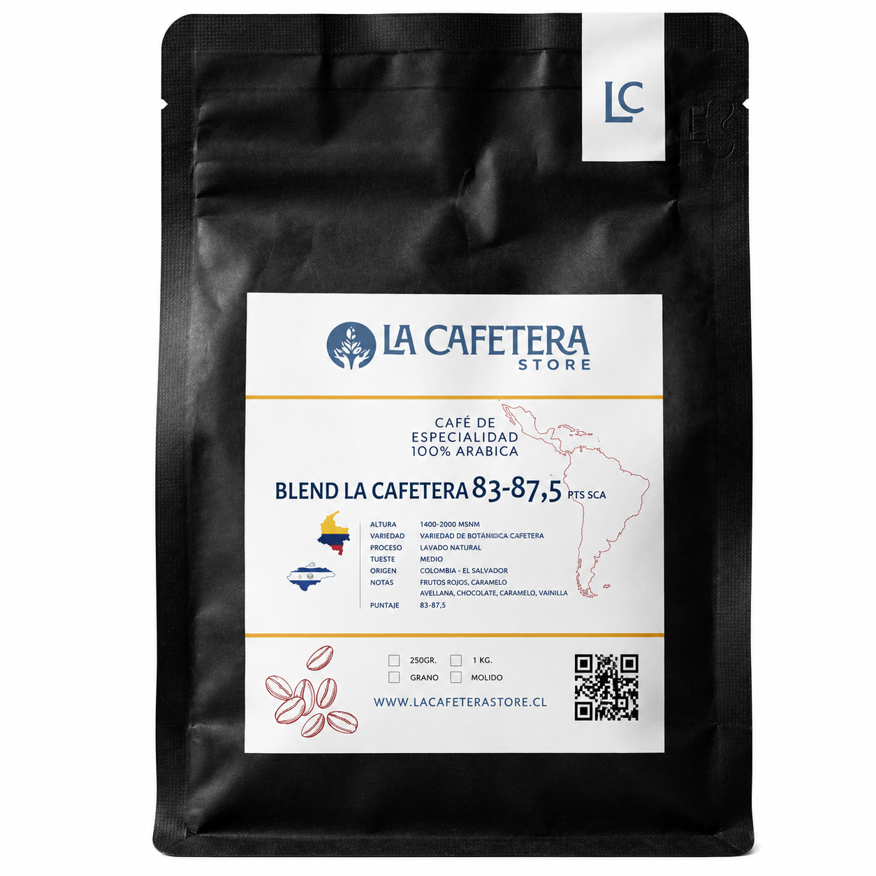 Blend La Cafetera Honduras/Colombia  83-87,5 SCA