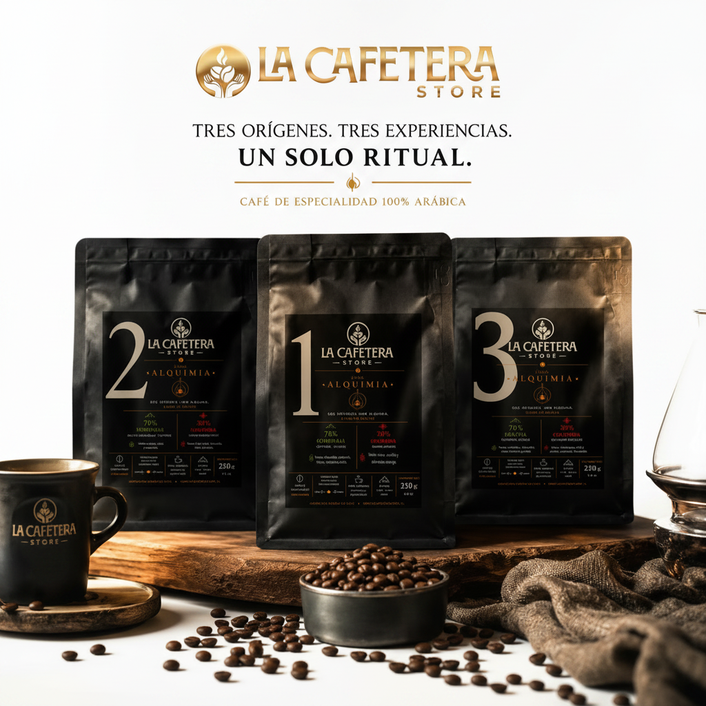 Kit Alquimia Café 1-2-3 750 GR. Grano Entero