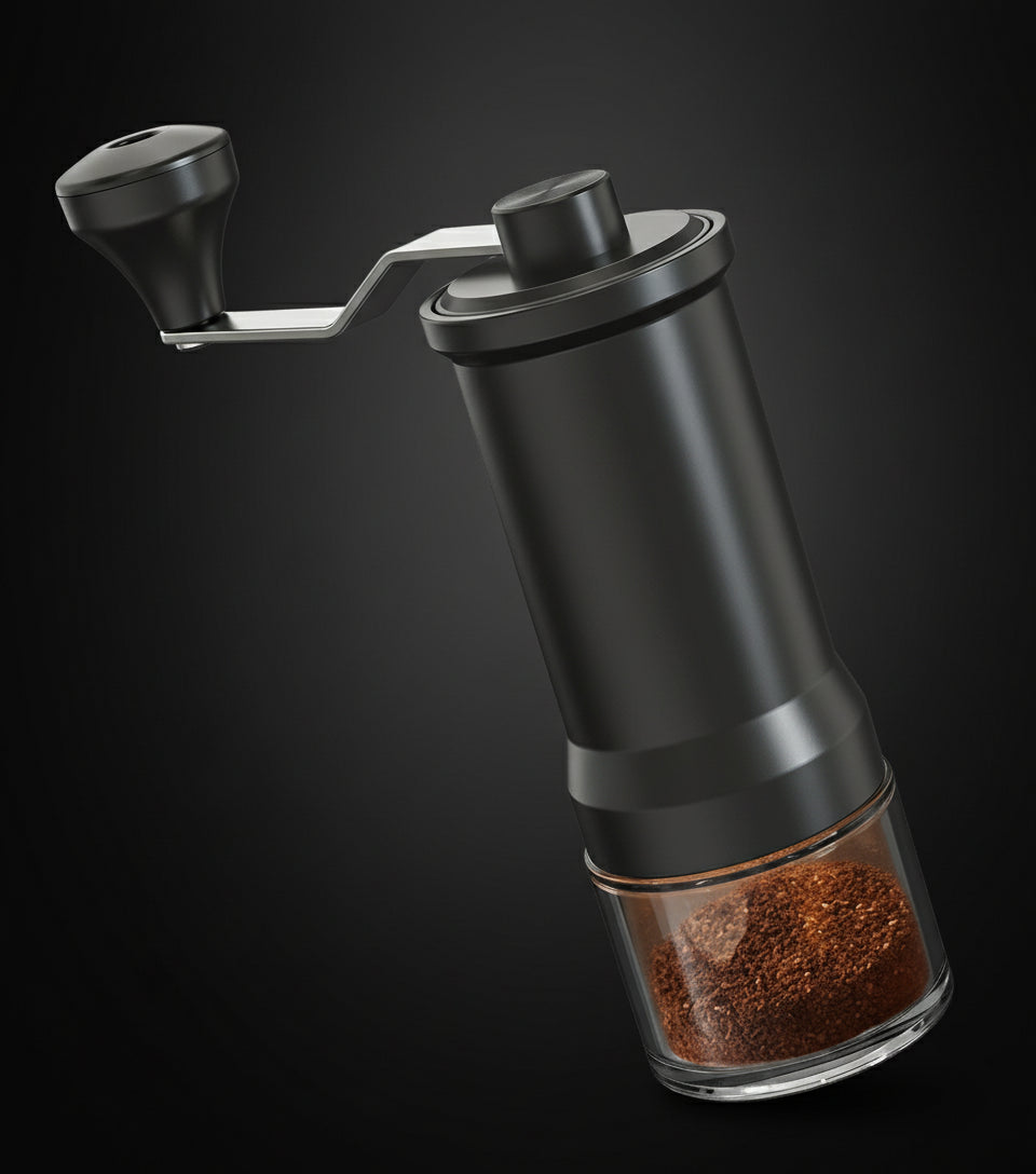 Pack Regalo 2 Café Grano 100 GR. C/U+Cafetera+Molino Manual+Mug 80 ml