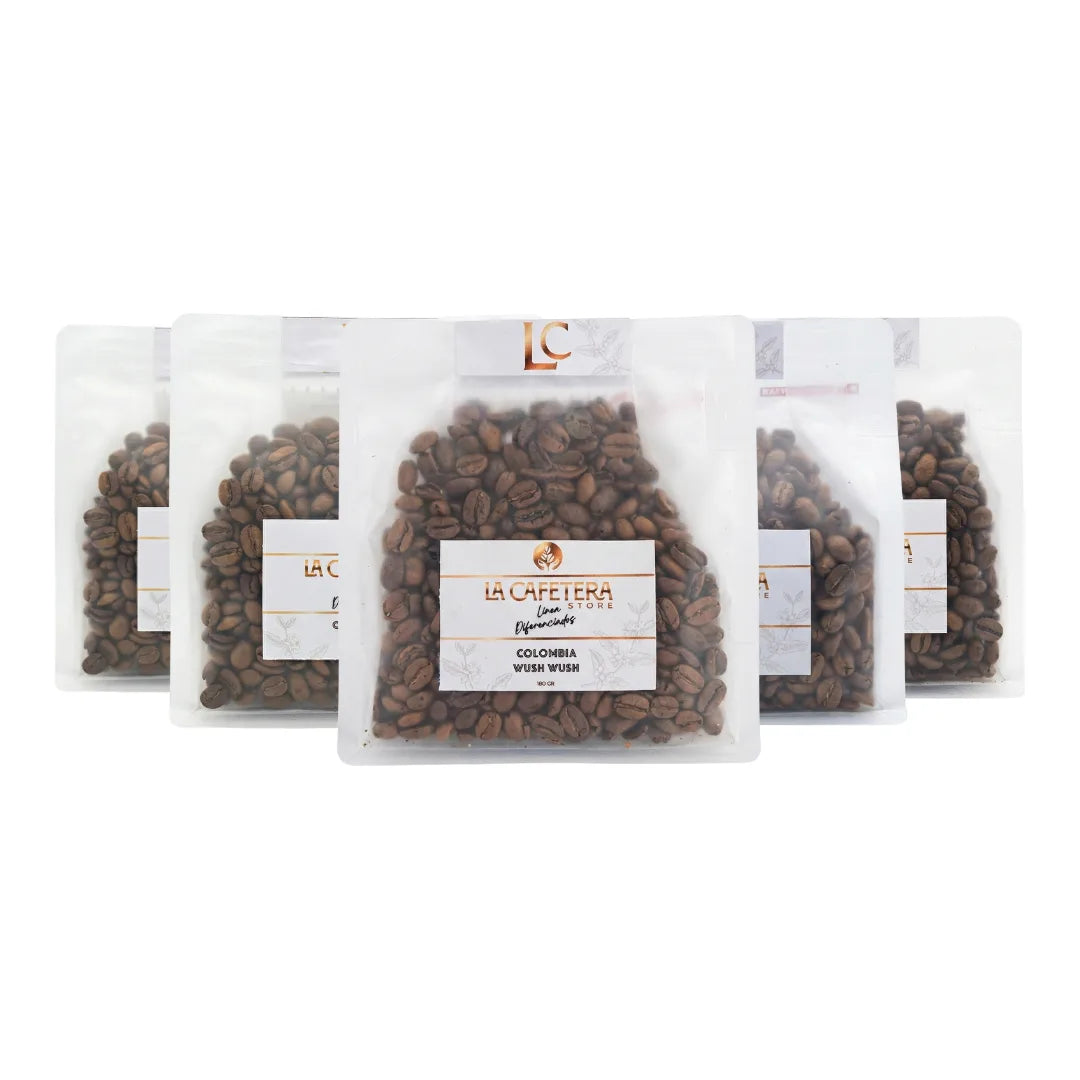 Exóticos de Colombia | GRANO entero| 5x80 gr. c/u (400 gr.)