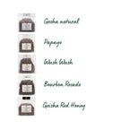 Exóticos de Colombia | GRANO entero| 5x80 gr. c/u (400 gr.)