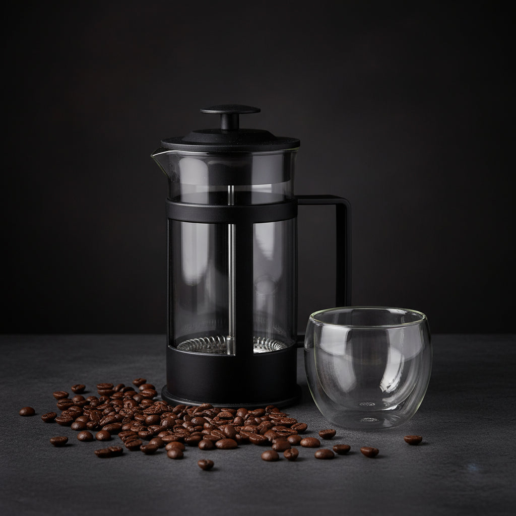 Pack Regalo 2 Café Grano+Cafetera+Molino Manual+Mug 80 ml