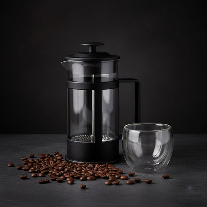 Pack Regalo 2 Café Grano+Cafetera+Molino Manual+Mug 80 ml