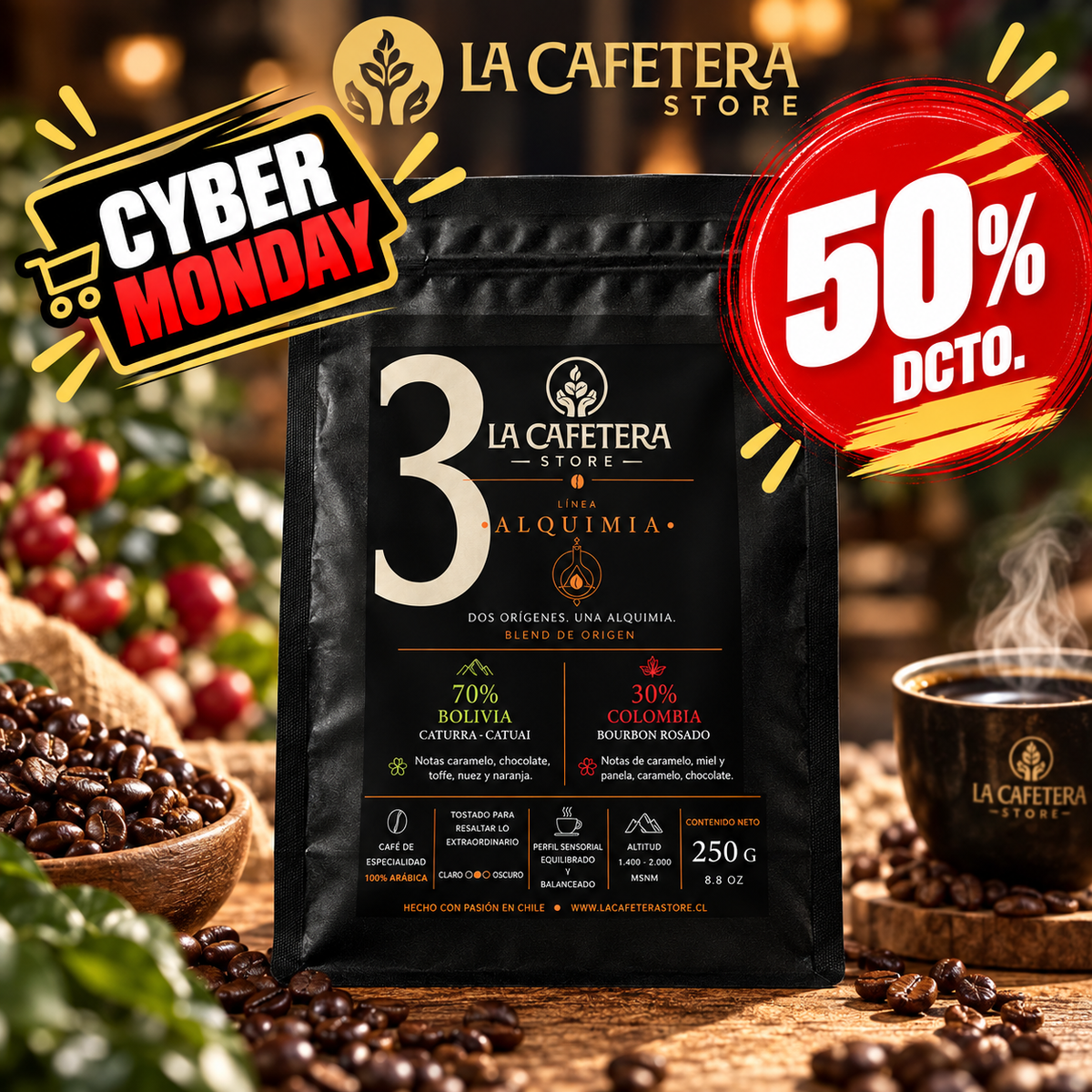 Linea Alquimia Café N°3