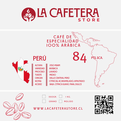 Café Perú Lavado 84 SCA